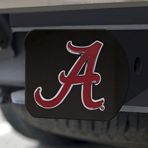 University of Alabama NCAA Black Metal Hitch Cover by FANMATS - Image 2