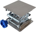 4"x4" Stainless Steel Lab Jack Mini Scissor Lift 6.6lbs Load Capacity by AHBLQD