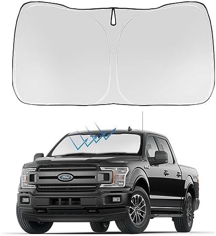 Proadsy Custom Fit 2015-2020 Ford F-150 Windshield Sun Shade, Blocks Heat by Proadsy