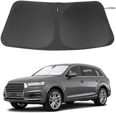 Windshield Sun Shade for 2016-2025 2026 Audi Q7 Accessories by LHFLIVE