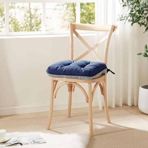 Love's cabin Memory Foam Chair Cushions Set of 4, 15.5 Inch - Image 7