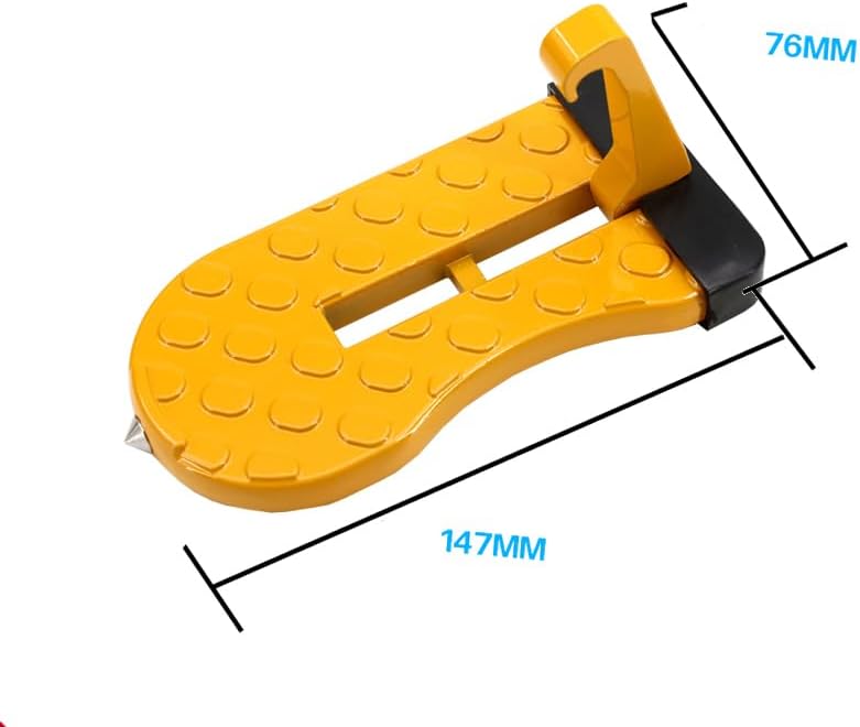 Car Door Step with Glass Breaker Safety Hammer & Roof Rack Access, Foldable - Image 2