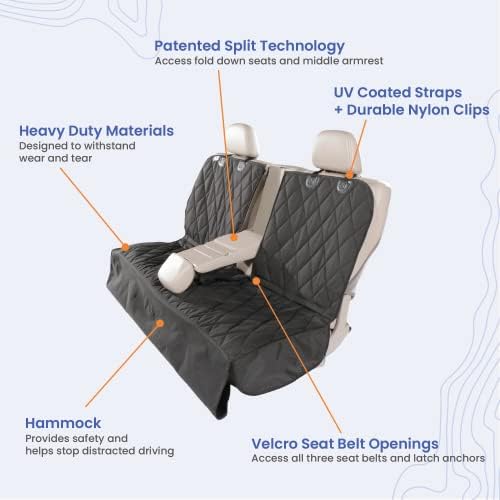 4Knines Dog Rear Seat Cover for Fold Down Seats - Image 4