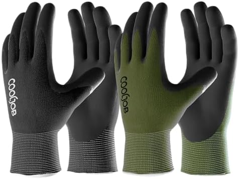 COOLJOB 2 Pairs Gardening Gloves by COOLJOB
