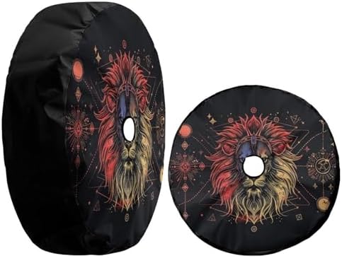 Lion's Head Symbols Spare Tire Cover - Image 3