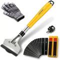 Razor Blade Scraper 4-Inch Floor Scraper Built-in Screwdriver by Jimtoiny
