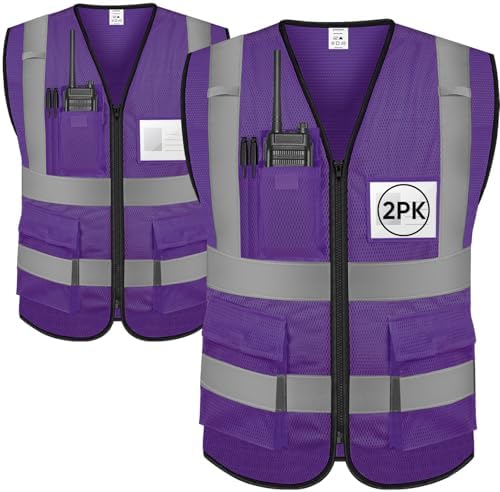 TICONN High Visibility Reflective Safety Vest by TICONN