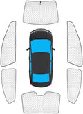 KMF 6pcs Thicken Sun Shades for Honda Civic Sedan 2012-2015 Accessories by KMF