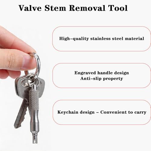 2 PCS Valve Stem Removal Tool & Valve Core Tool - Image 3