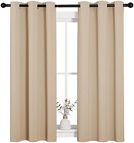 NICETOWN Room Darkening Draperies Window Curtain Panels, Thermal Insulated by NICETOWN