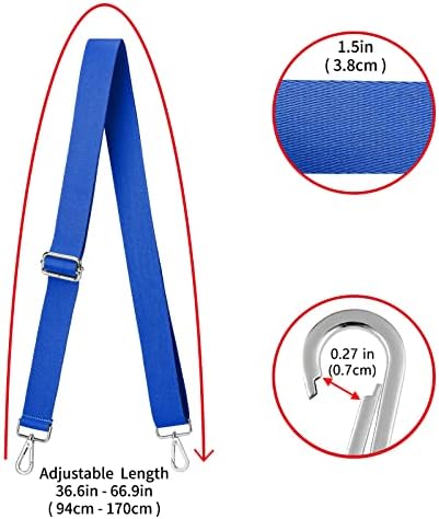 ZOOEASS Wide Shoulder Strap, Adjustable Replacement Belt Crossbody Canvas Bag - Image 3