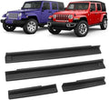 Door Sill Guards Kit Rubber Door Entry Guards Protector Wrangler JK Unlimited by JONGCOVER