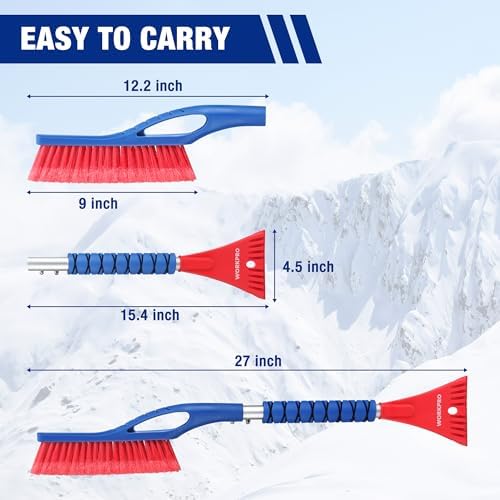 WORKPRO 27" Snow Brush and Ice Scraper - Image 6