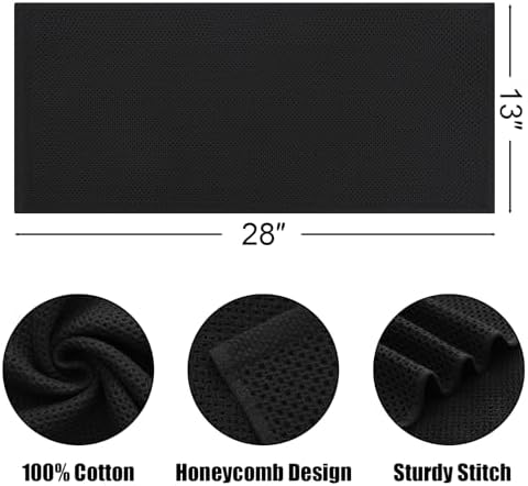 Kitinjoy 100% Cotton Waffle 4-Pack Kitchen Towels - Image 2