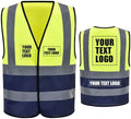 AYKRM 12 colour High visibility viz vest hi vis viz reflective work by AYKRM