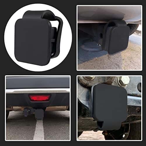 Dorhea Trailer Hitch Tube Cover 2'' Rubber Hitch Tube Cover Plug Cap Insert 2 - Image 6
