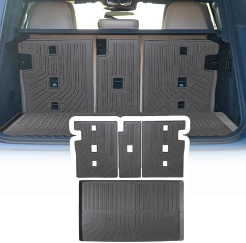 Cargo Liners Backrest Mat for BMW IX Accessories 2022-2025 by ZQULOYO