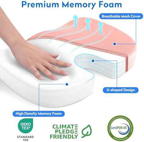 CushZone XL Memory Foam Seat Cushion - Image 2