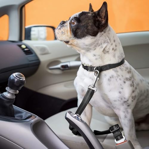 Dog Seat Belt for Cars, Adjustable Heavy Duty Dog Car Seat Belt - Image 2