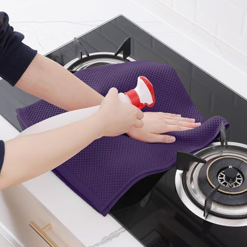 Homaxy 100% Cotton Waffle Weave Kitchen Dish Towels 24-Pack - Image 5