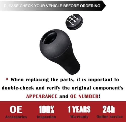 TQPONLY 5 Speed Gear Shift Shifter Knob, Compatible - Image 5