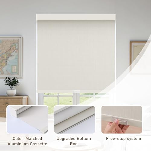 AOSKY Cordless Blackout Roller Shade - Image 3