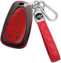 for Chevy Key Fob Cover, 5 Buttons TPU Leather Texture Key Cover by CARKEYCOVERforKERHXLE