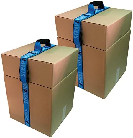6' Carry Strap with Handle | 2-Pack | Adjustable Belt | Easy, Carrying Heavy by Strap-A-Handle