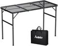 Anbte 3ft Tri-fold Grill Table, 2 Adjustable Heights Max 29.5" by Anbte
