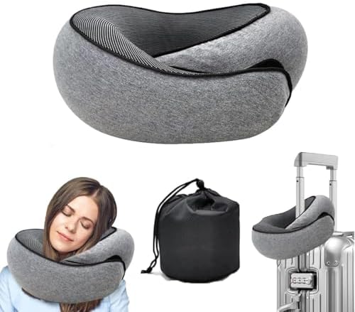 WEERSHUN Travel Pillow for Airplanes, 2026 New Memory Foam Neck Pillow by WEERSHUN