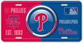 FANMATS 43238 Philadelphia Phillies Embossed Metal License Plate by FANMATS