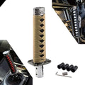 RYANSTAR Katana Shift Knob Samurai Sword Design 4 Adapters Black Gold by RYANSTARRACING