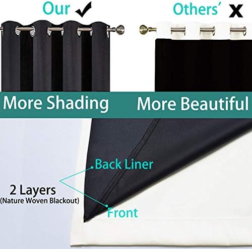 Yakamok Cream 100% Blackout Curtains 84 Inches Long - Image 5