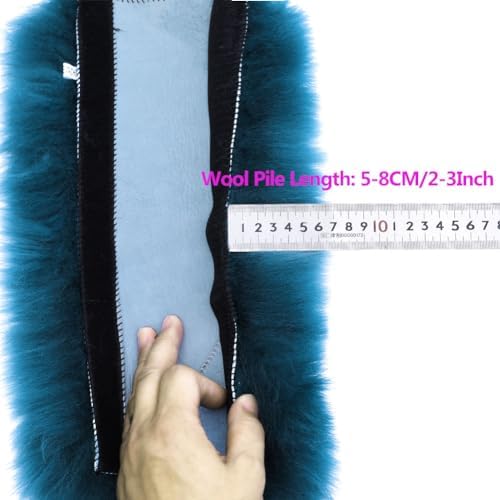 2 Pack Sheepskin Car Seat Belt Cover Pads | Long Wool Seatbelt Cushions - Image 4