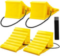 4 Pack Wheel Chocks, Wheel Chocks by SeeyouinSeuqhck