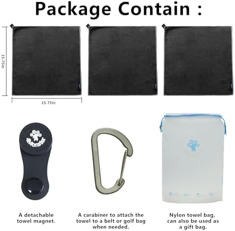 4Monster Golf Towels 3-Pack - Image 4