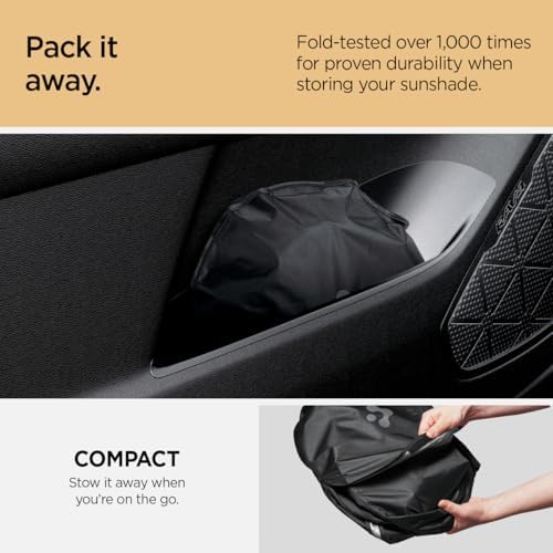 Spigen Triple-Coated CryoShade Front Windshield Sunshade Designed - Image 6