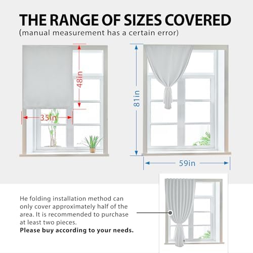 JILRON Magic Tape Stick on Portable Curtains - Image 3