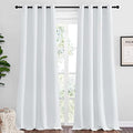 NICETOWN Room Darkening Curtain Panels 2 Panels 55 x 102-inch Greyish White by NICETOWN