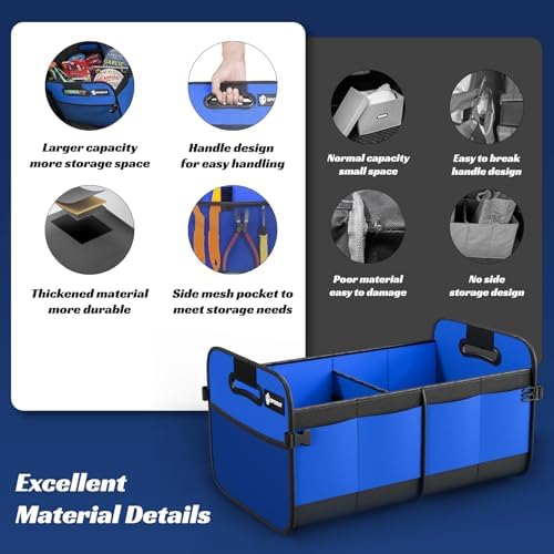 Sposuit Trunk Organizer for Car - 70L Collapsible Sturdy Car Storage - Image 6