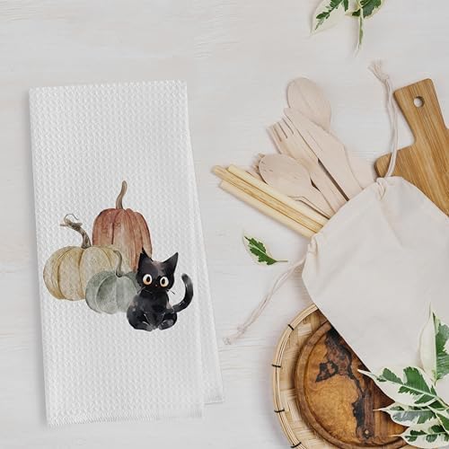 Gequtt Fall Pumpkin Dish Towels Set - Image 3