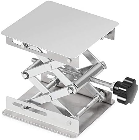 stonylab 4"x4" Lab Scissors Jack, 100 x 100mm Stainless Steel Laboratory by StonyLabScientific