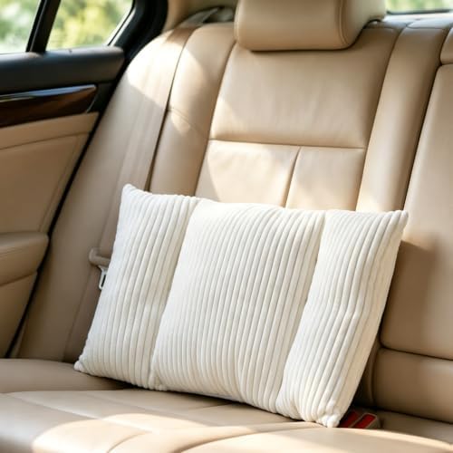 Corduroy Split Lumbar Support Pillow, 24×12×4 Inches Ergonomic 3 Section Back - Image 7