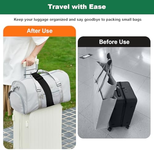 Luggage Connector Straps 2 Pack, Adjustable Add-a-Bag Strap - Image 5