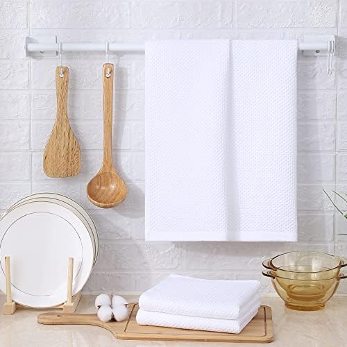 Kitinjoy 100% Cotton Waffle 4-Pack Kitchen Towels - Image 6
