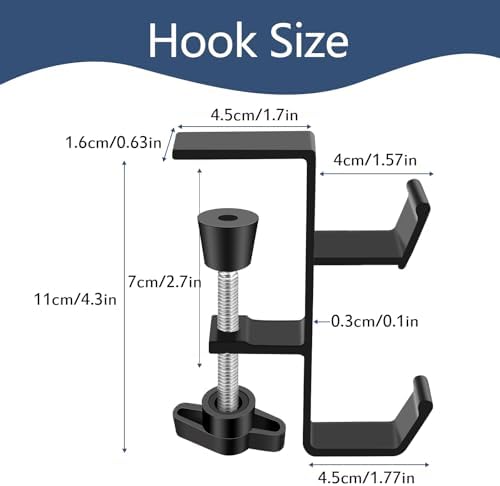 Desktop Hook Adjustable Simple Holiday Decoration Hook Under-Table Handbag - Image 5