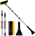 Homilifibra 53" Extendable Retractable Snow Brush & Ice Scraper by Homilifibra