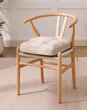 IASEAHK Memory Foam Dining Chair Cushions, 16.5"x16.5"x3.5" - Image 2