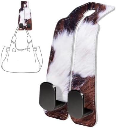PU Leather Car Seat Hook, Storage Headrest Hanger, Cute Car Backseat Organizer - Image 6