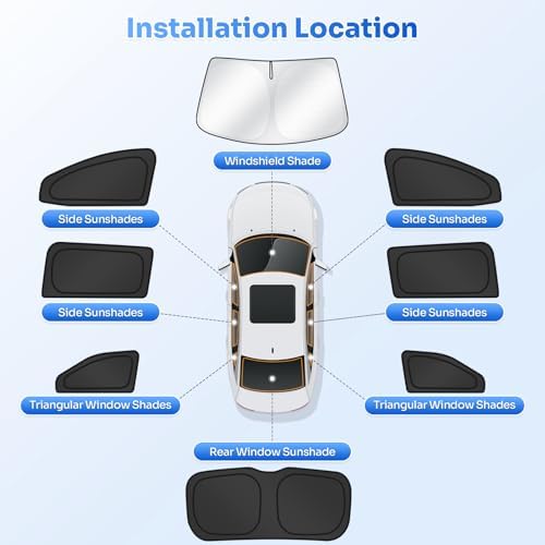 Canvcle Window Shades for 2018-2025 2026 Honda Odyssey Accessories Windshield - Image 5